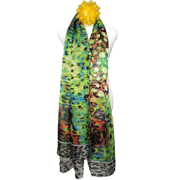 NWT Genuine 100% Mulberry Silk Scarf 42"x77" Large Rectangele Shawl Wrap SAD6001 - Picture 5 of 6